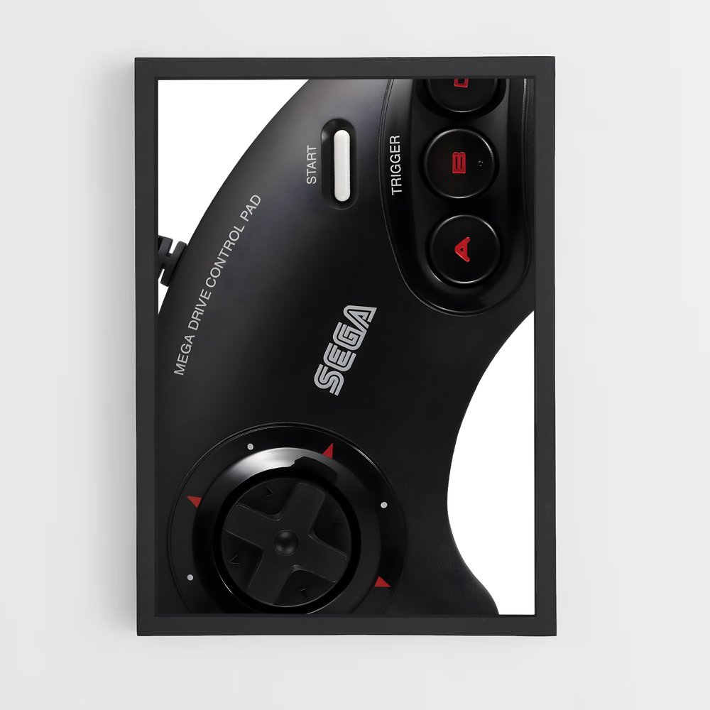 Poster Joypad Legend – affiche Consoles (vue 2)